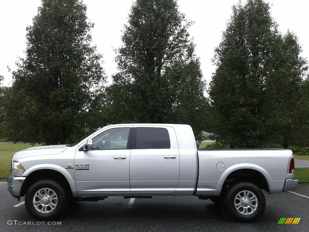 Bright Silver Metallic 2018 Ram 2500 Laramie Mega Cab 4x4 Exterior Photo #123465707