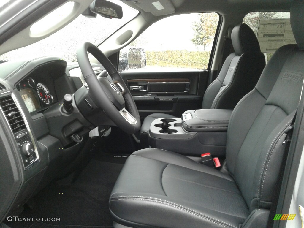 Black Interior 2018 Ram 2500 Laramie Mega Cab 4x4 Photo #123465941