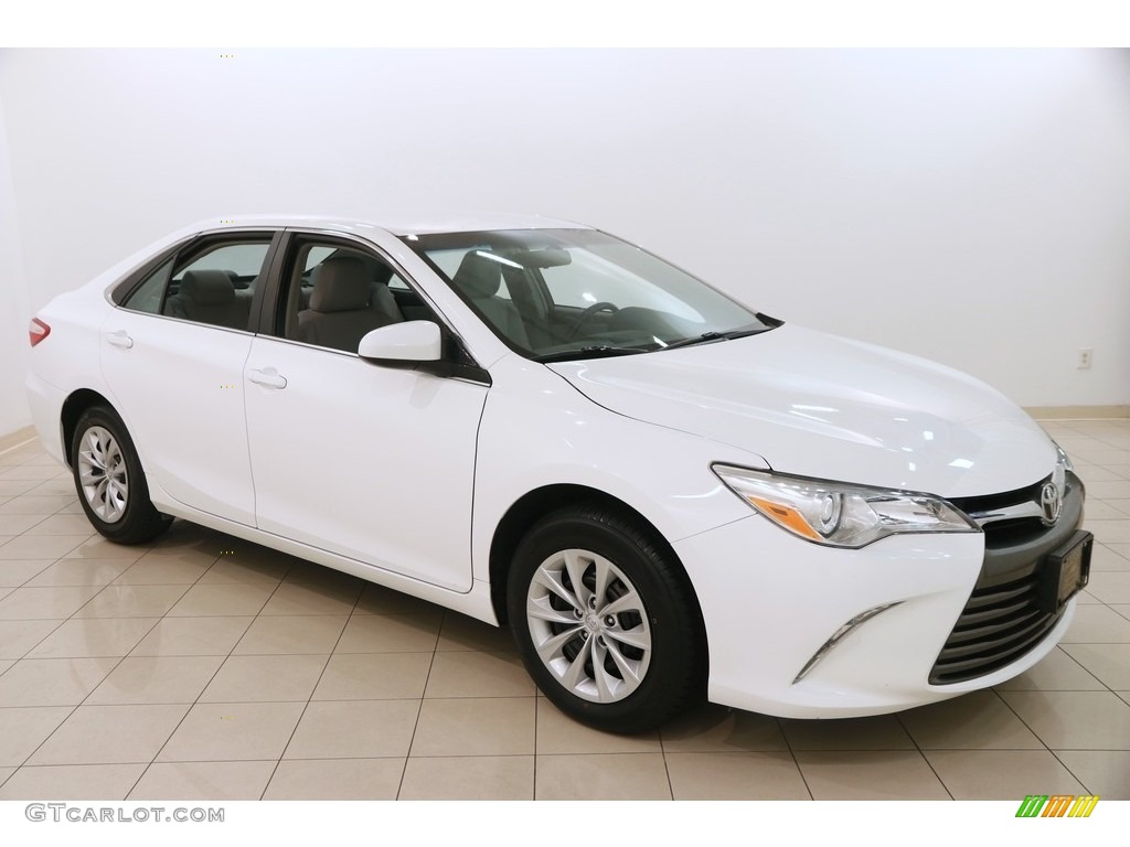 Super White Toyota Camry