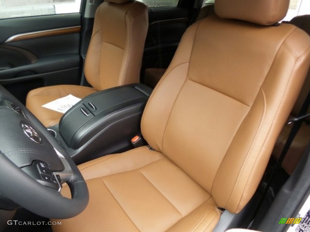 Saddle Tan Interior 2018 Toyota Highlander Limited AWD Photo #123467513
