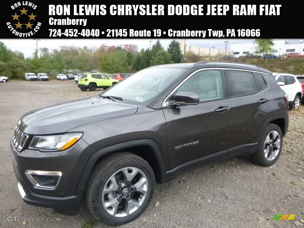 2018 Compass Limited 4x4 - Granite Crystal Metallic / Black photo #1
