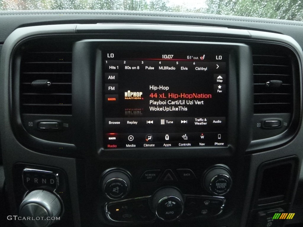 2018 1500 Rebel Crew Cab 4x4 - Brilliant Black Crystal Pearl / Black photo #19