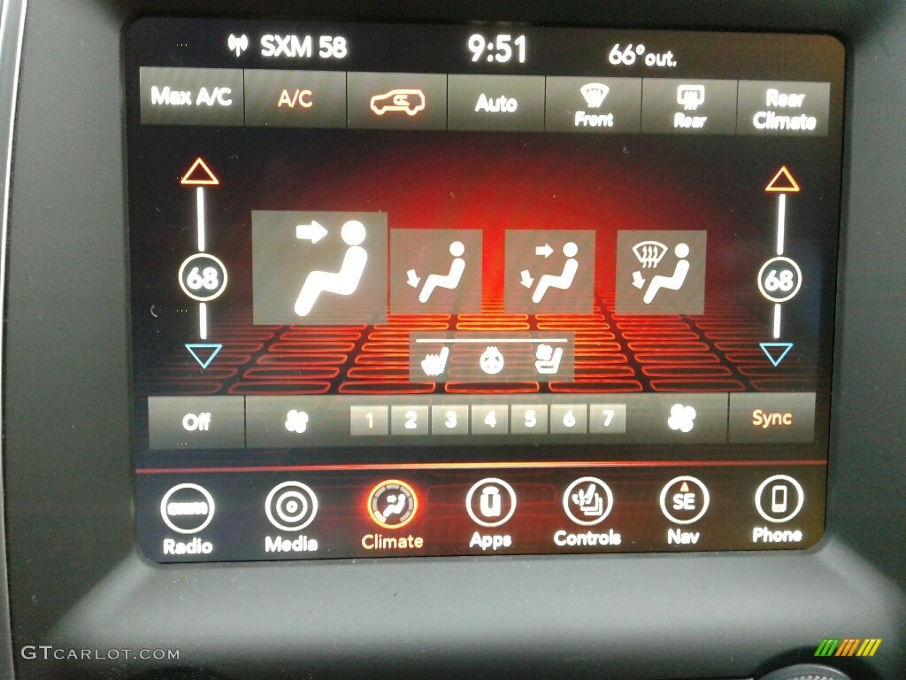 2018 Dodge Durango Citadel AWD Controls Photo #123469019
