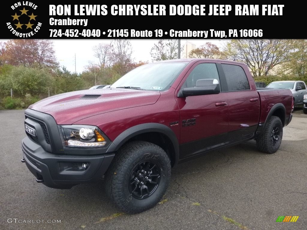 2018 1500 Rebel Crew Cab 4x4 - Delmonico Red Pearl / Black photo #1