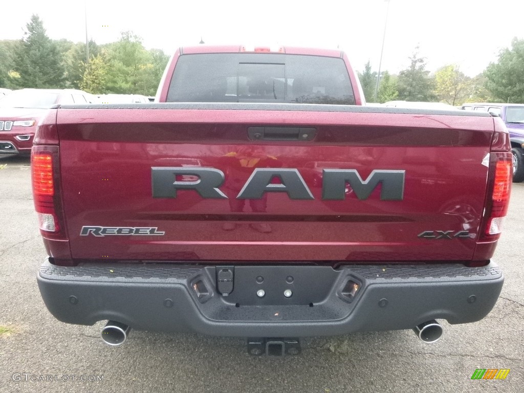 2018 1500 Rebel Crew Cab 4x4 - Delmonico Red Pearl / Black photo #4