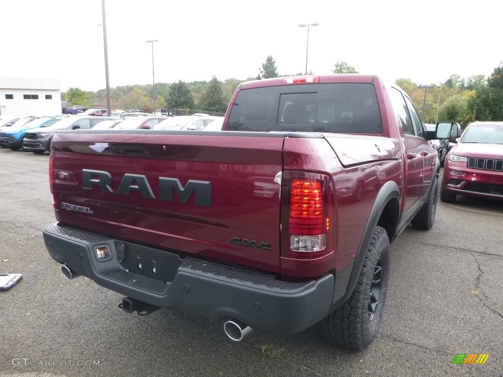 2018 1500 Rebel Crew Cab 4x4 - Delmonico Red Pearl / Black photo #5