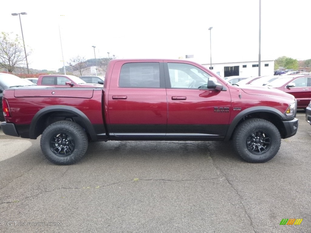 2018 1500 Rebel Crew Cab 4x4 - Delmonico Red Pearl / Black photo #6