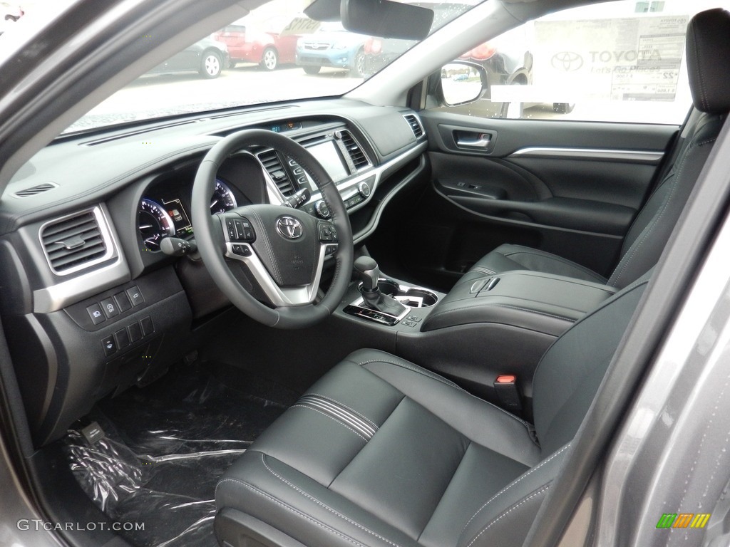 Black Interior 2018 Toyota Highlander SE AWD Photo #123470087