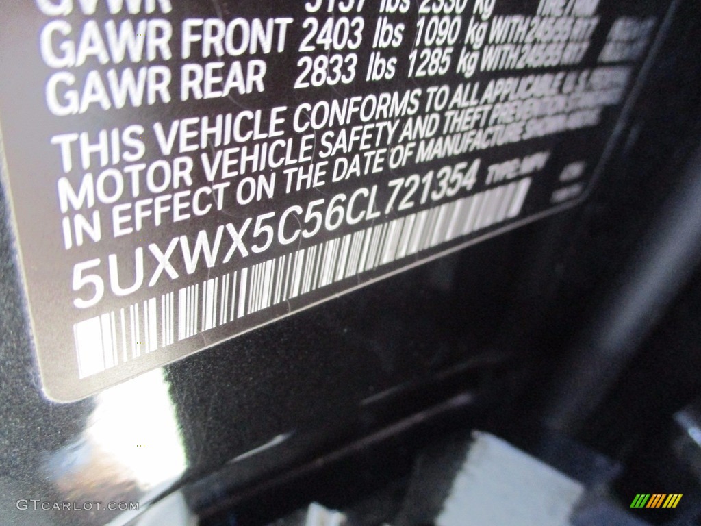 2012 X3 xDrive 28i - Black Sapphire Metallic / Black photo #19