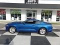 2017 Lightning Blue Ford Mustang V6 Coupe  photo #1