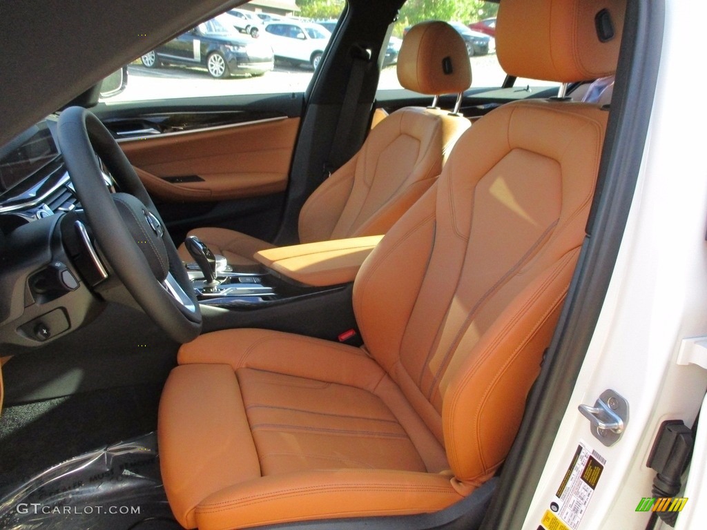 Cognac Interior 2018 BMW 5 Series 530i xDrive Sedan Photo #123471994