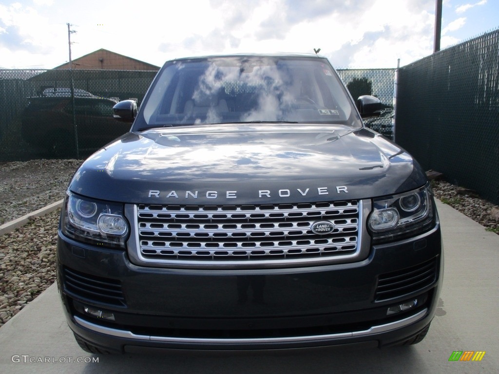 2017 Range Rover Supercharged - Waitomo Grey Metallic / Ebony/Ivory photo #7