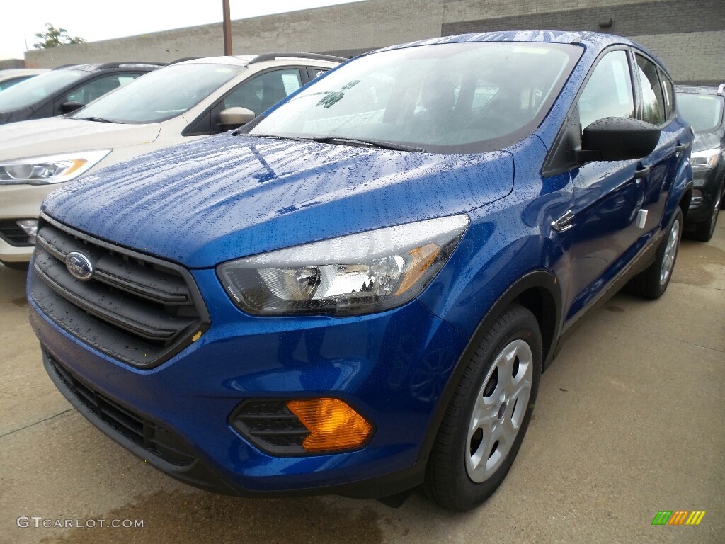 Lightning Blue 2018 Ford Escape S Exterior Photo #123474460