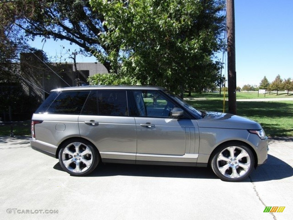 2017 Range Rover Supercharged - Silicon Silver Metallic / Ebony/Ivory photo #6