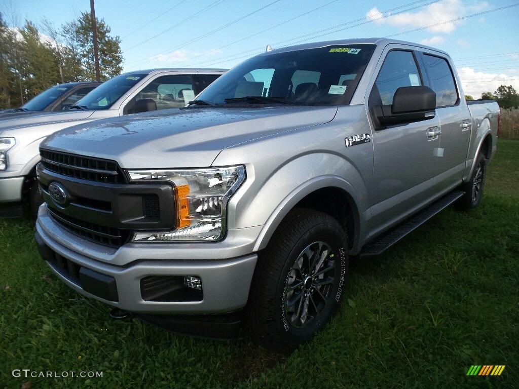 2018 F150 XLT SuperCrew 4x4 - Ingot Silver / Black photo #1