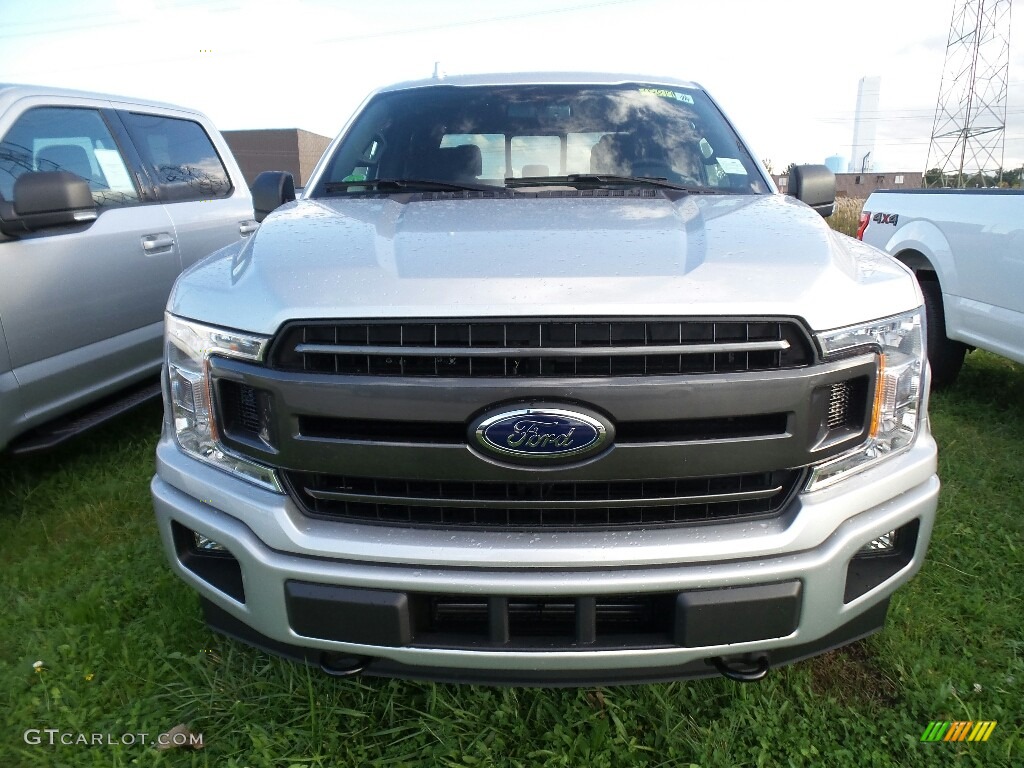 2018 F150 XLT SuperCrew 4x4 - Ingot Silver / Black photo #2
