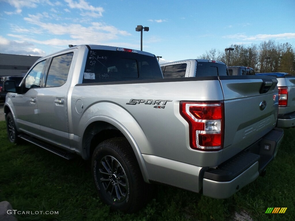 2018 F150 XLT SuperCrew 4x4 - Ingot Silver / Black photo #3