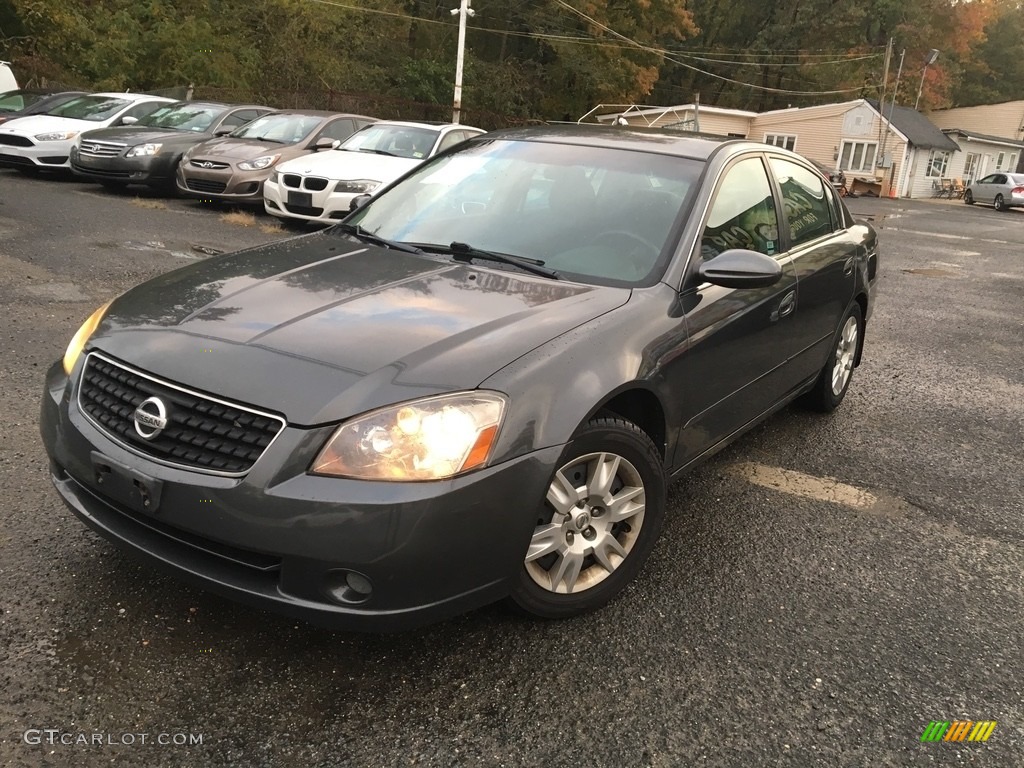 2006 Altima 2.5 S - Polished Pewter Metallic / Blond photo #1