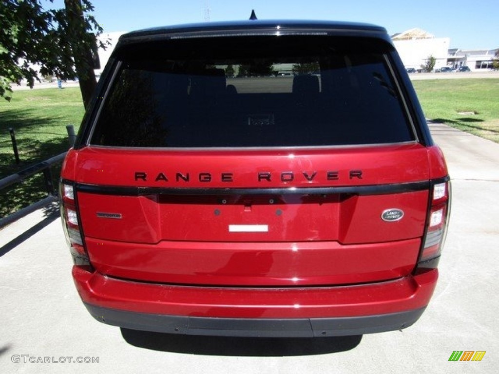 2017 Range Rover Supercharged - Firenze Red Metallic / Ebony/Ebony photo #8