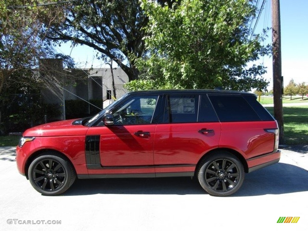 2017 Range Rover Supercharged - Firenze Red Metallic / Ebony/Ebony photo #11