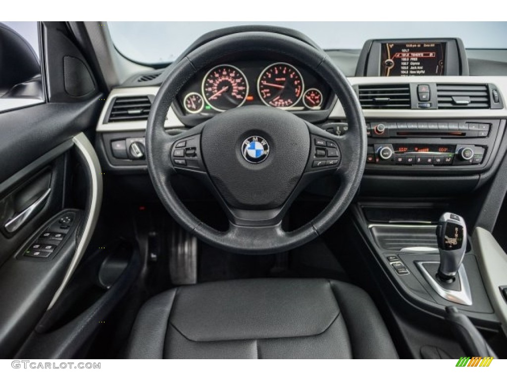 2014 3 Series 320i Sedan - Mineral Grey Metallic / Black photo #4