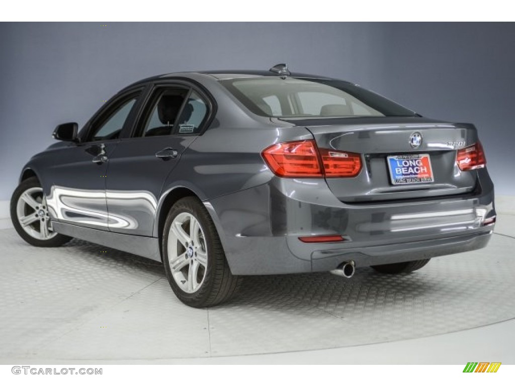 2014 3 Series 320i Sedan - Mineral Grey Metallic / Black photo #10