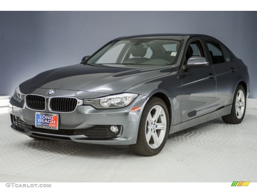 2014 3 Series 320i Sedan - Mineral Grey Metallic / Black photo #27