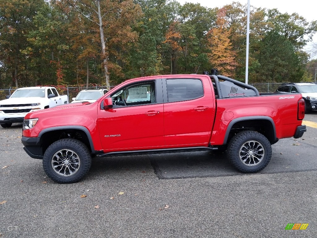 Red Hot 2018 Chevrolet Colorado ZR2 Crew Cab 4x4 Exterior Photo #123479590