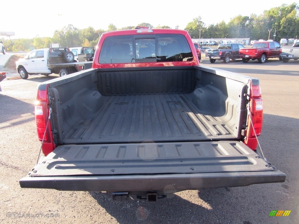 2012 F250 Super Duty Lariat Crew Cab 4x4 - Autumn Red Metallic / Adobe photo #9