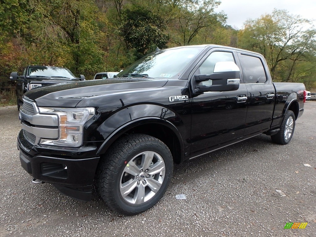 2018 F150 Platinum SuperCrew 4x4 - Shadow Black / Black photo #6