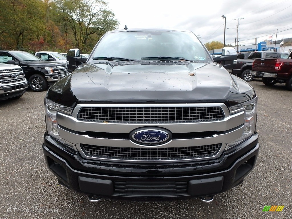 2018 F150 Platinum SuperCrew 4x4 - Shadow Black / Black photo #7