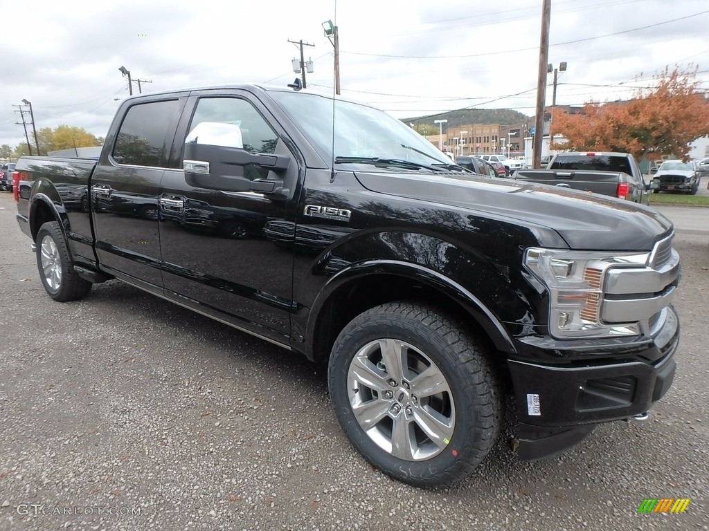 2018 F150 Platinum SuperCrew 4x4 - Shadow Black / Black photo #8