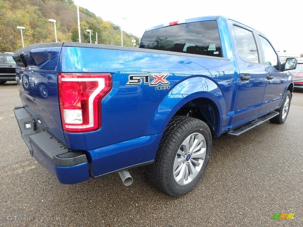 2017 F150 XL SuperCrew 4x4 - Lightning Blue / Black photo #2