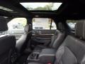 2017 Ford Explorer Ebony Black Interior Rear Seat Photo