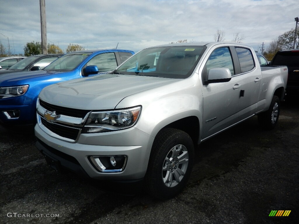 2018 Colorado LT Crew Cab 4x4 - Silver Ice Metallic / Jet Black photo #1