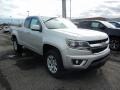 2018 Silver Ice Metallic Chevrolet Colorado LT Extended Cab 4x4  photo #3