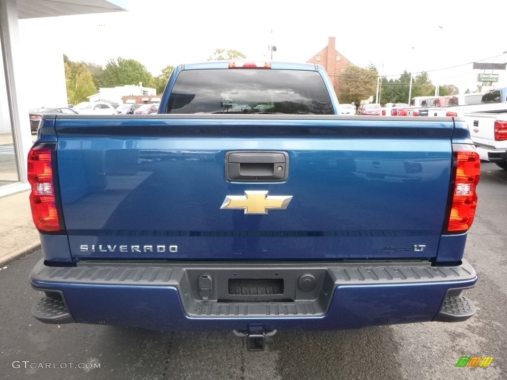 2018 Silverado 1500 LT Crew Cab 4x4 - Deep Ocean Blue Metallic / Jet Black photo #5