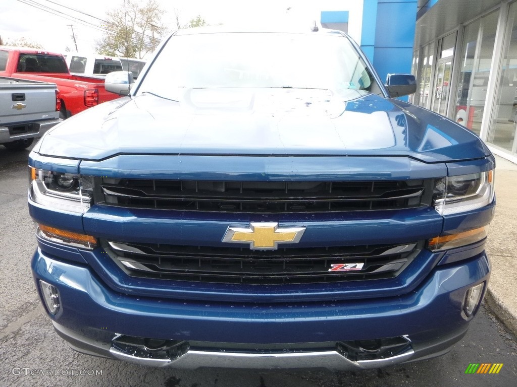 2018 Silverado 1500 LT Crew Cab 4x4 - Deep Ocean Blue Metallic / Jet Black photo #8