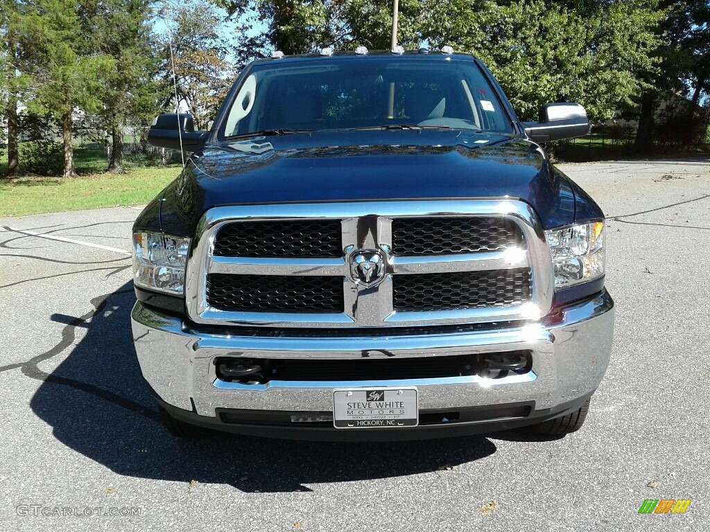 2018 3500 Tradesman Crew Cab 4x4 Dual Rear Wheel - True Blue Pearl / Black/Diesel Gray photo #3