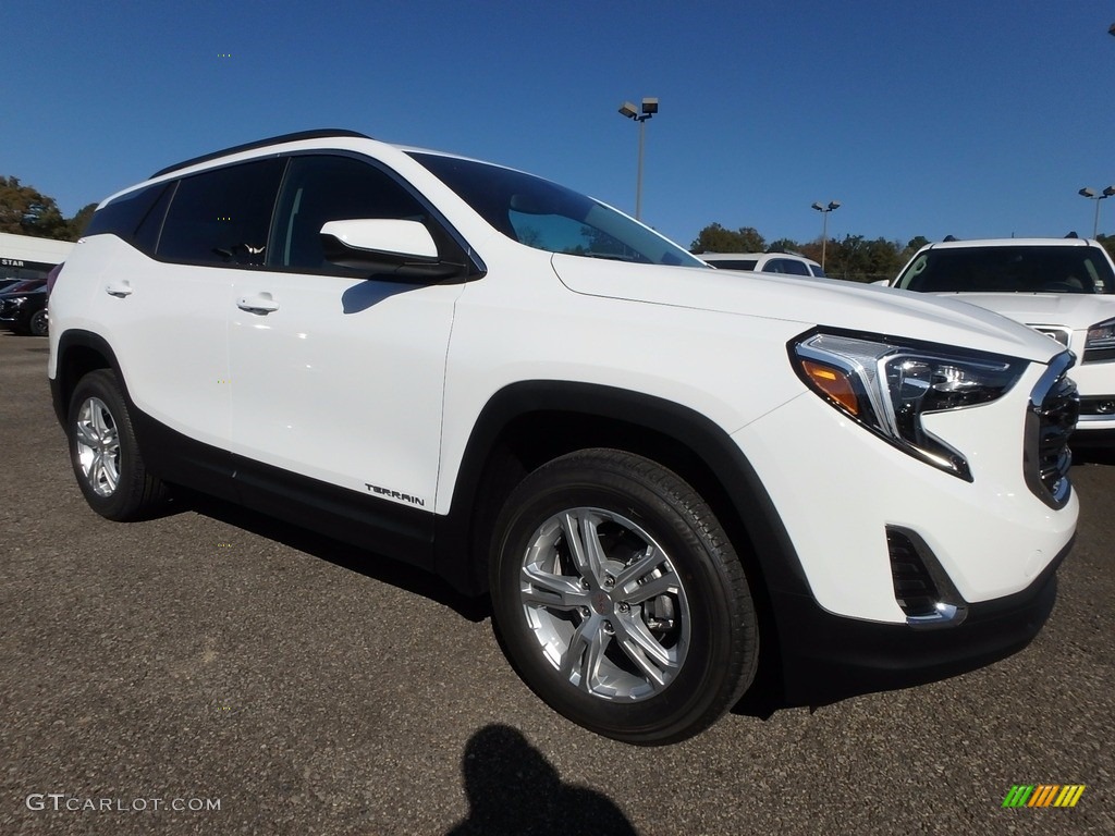 Summit White 2018 GMC Terrain SLE AWD Exterior Photo #123487546
