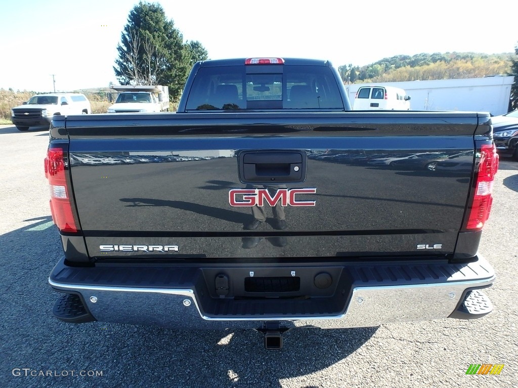 2018 Sierra 1500 SLE Double Cab 4WD - Dark Slate Metallic / Jet Black photo #6