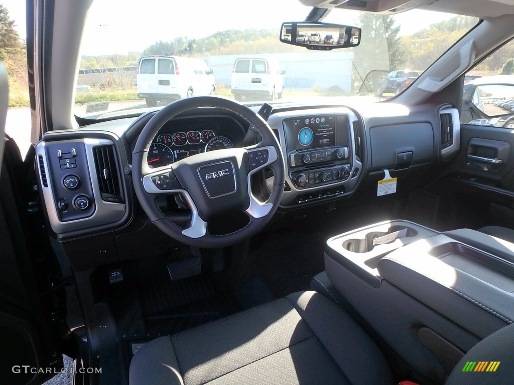 2018 Sierra 1500 SLE Double Cab 4WD - Dark Slate Metallic / Jet Black photo #12