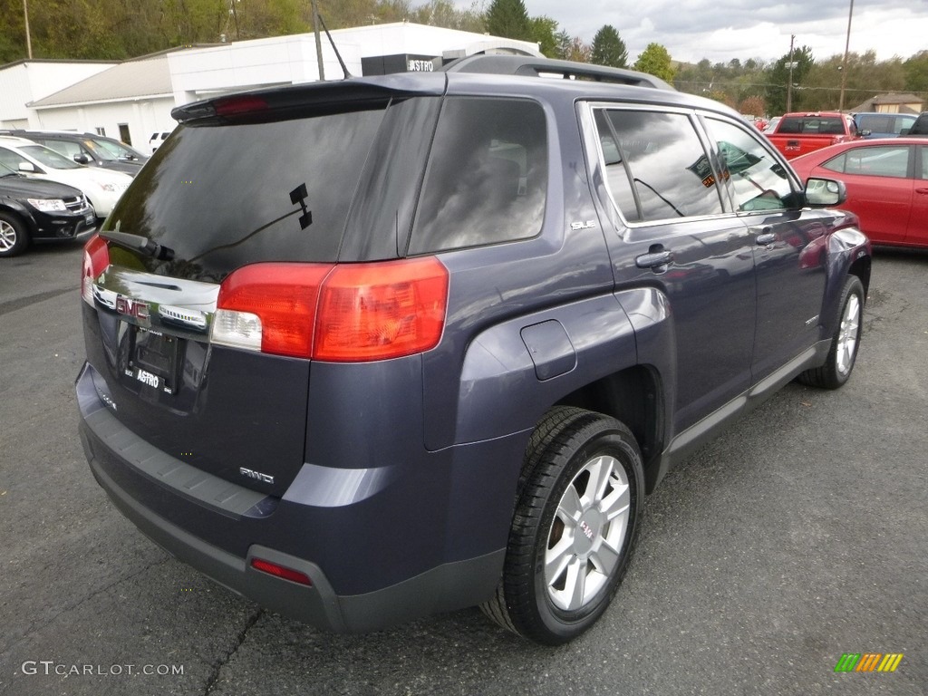 2013 Terrain SLE AWD - Atlantis Blue Metallic / Jet Black photo #4