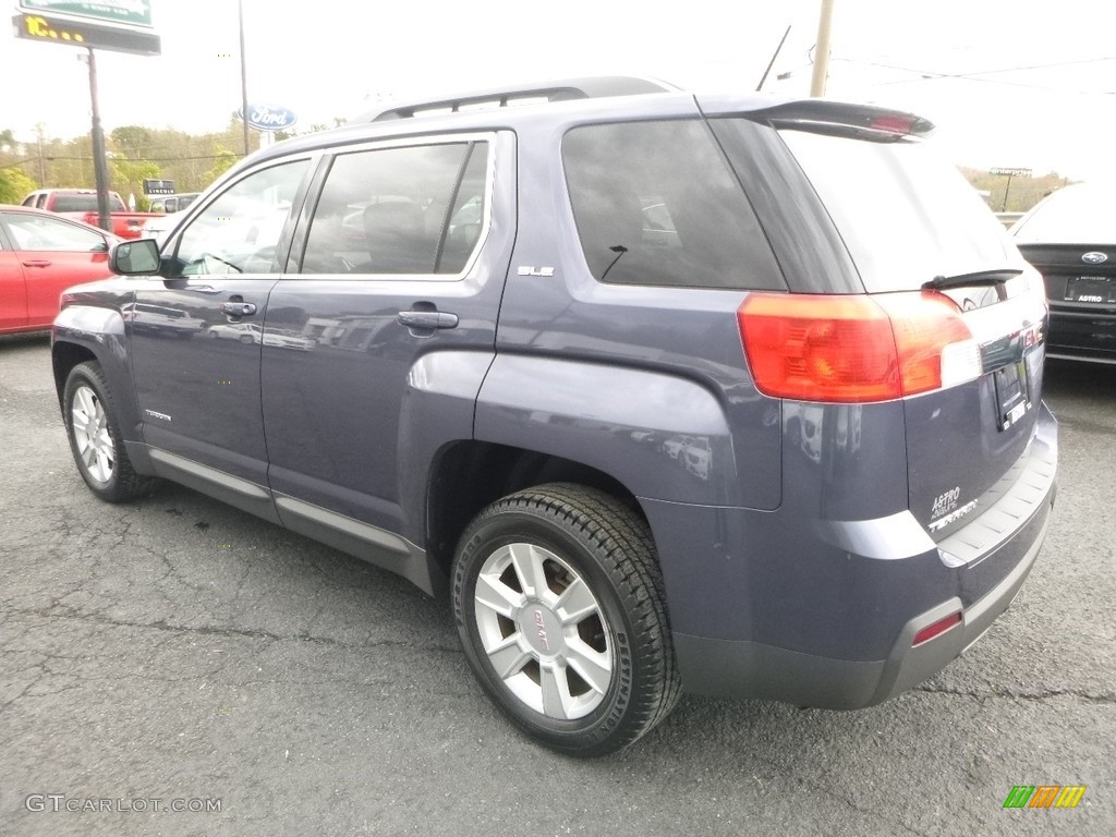 2013 Terrain SLE AWD - Atlantis Blue Metallic / Jet Black photo #6