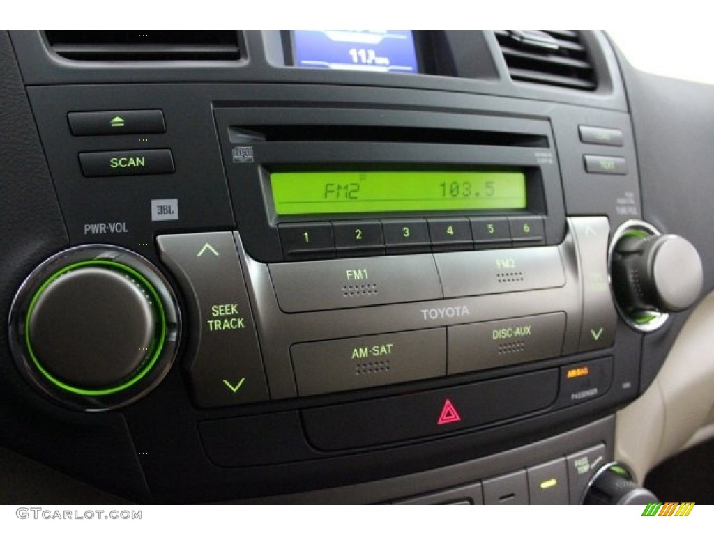 2008 Highlander Sport - Blue Streak Metallic / Sand Beige photo #21