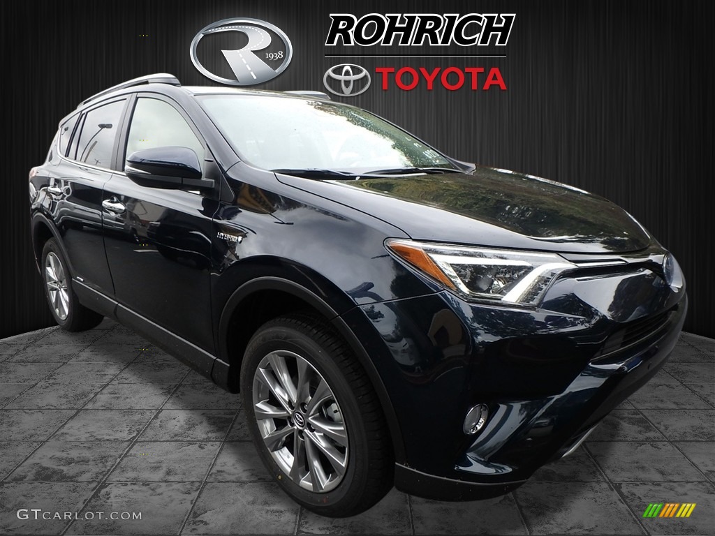 2018 RAV4 Limited AWD Hybrid - Black / Ash photo #1