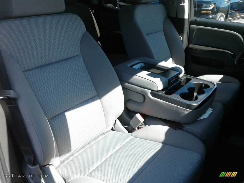 2018 Silverado 1500 Custom Crew Cab 4x4 - Silver Ice Metallic / Dark Ash/Jet Black photo #12