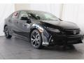 2018 Crystal Black Pearl Honda Civic Sport Touring Hatchback  photo #2