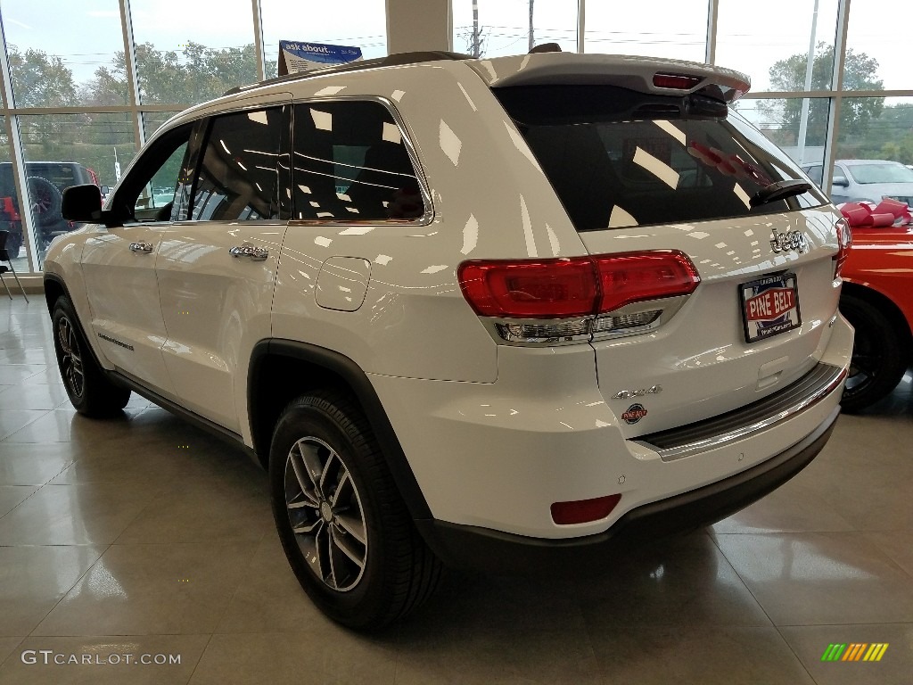 2018 Grand Cherokee Limited 4x4 - Bright White / Black photo #4