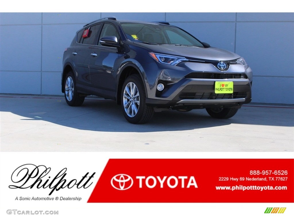 2018 RAV4 Limited - Magnetic Gray Metallic / Black photo #1